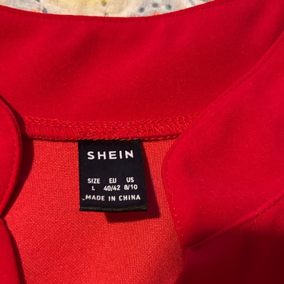 SHEIN Red Midi Dress - Picture 2 of 7